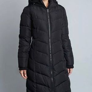 Brooklyn Industries Brown/turquoise down coat